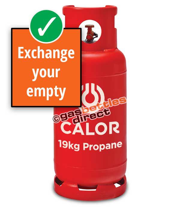 19kg Propane Calor Gas Bottle Cylinder Refill
